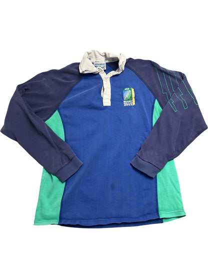 Vintage Blue Rugby Shirt World Cup 2003 (M)