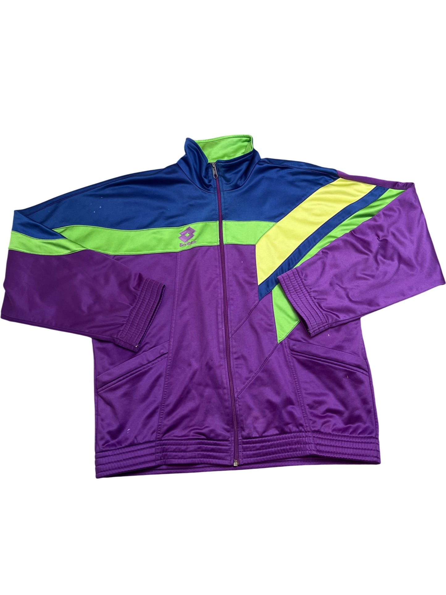 Vintage Purple Lotto Track Jacket 90s (L)