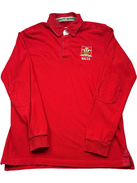 Vintage Red Wales Rugby Shirt 2000s (L)