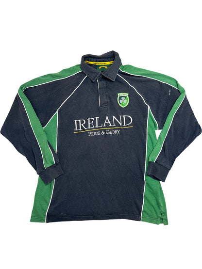 Vintage Black Whack Vintage Rugby Shirt Ireland Pride & Glory 90s (M)