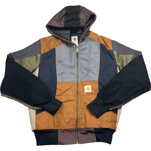 Vintage Multi Carhartt Jacket Hooded Patchwork (M)