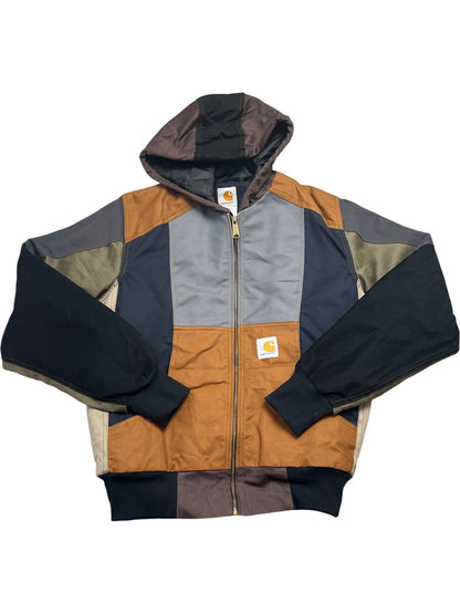 Vintage Multi Carhartt Jacket Hooded Patchwork (M)