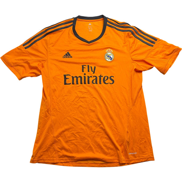 Vintage Orange Adidas Real Madrid Jersey 2013/2014 (XL)