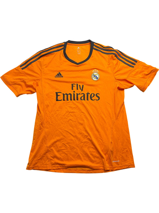 Vintage Orange Adidas Real Madrid Jersey 2013/2014 (XL)