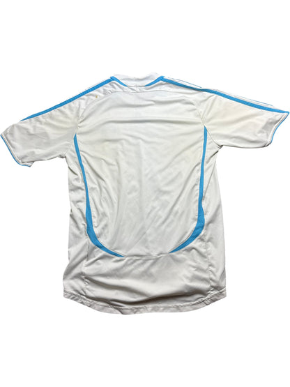 Vintage White Adidas Olympique Marseille Jersey  06/07 (L)