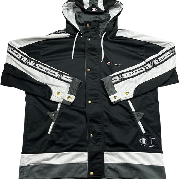 Vintage Black Champion Track Jacket 90s (L)