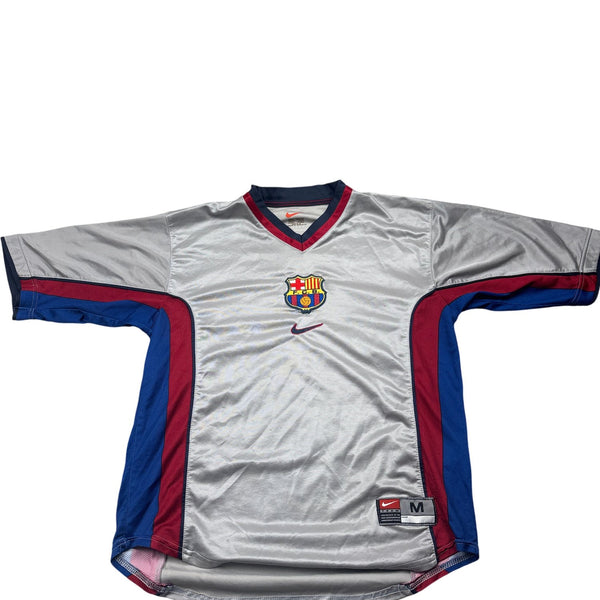 Vintage Grey Nike Barcelona Jersey 1999/01 (M)