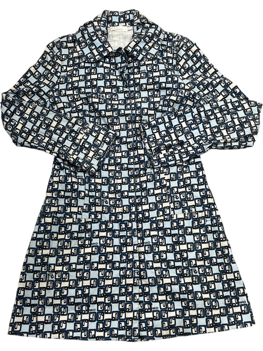 Vintage Blue Whack Vintage Trench Coat 90s (M)