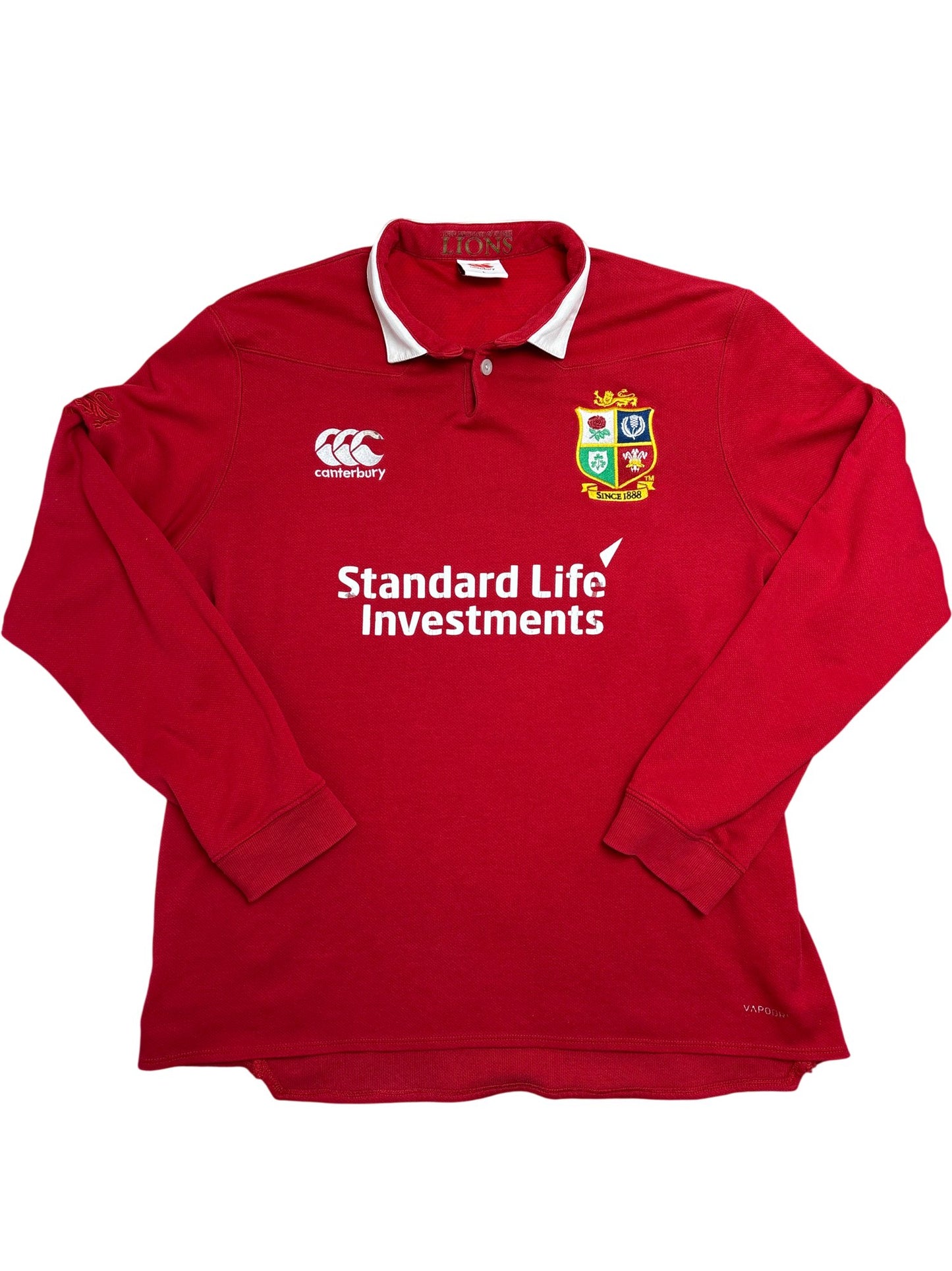Vintage Red Canterbury Rugby Jersey Lions (L)