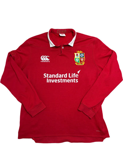 Vintage Red Canterbury Rugby Jersey Lions (L)
