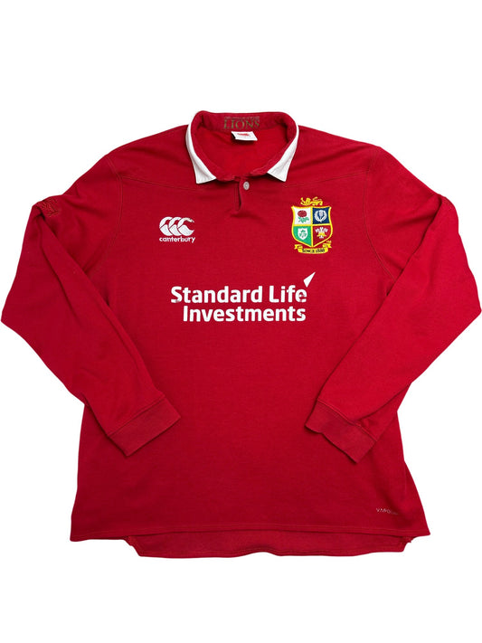 Vintage Red Canterbury Rugby Jersey Lions (L)