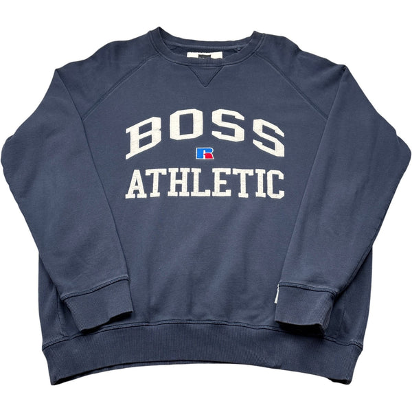 Vintage Navy Boss Athletic Sweatshirt (XL)