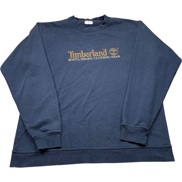 Vintage Navy Timberland Sweatshirt 90s (XL)