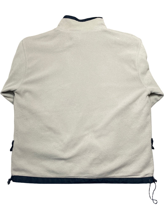 Vintage Beige Kappa Fleece Jacket Reversible 2000s (XXL)