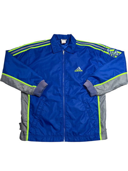 Vintage Blue Adidas Jacket Y2K (L)
