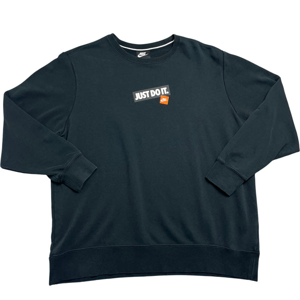 Vintage Black Nike Sweatshirt Just Do It (L)
