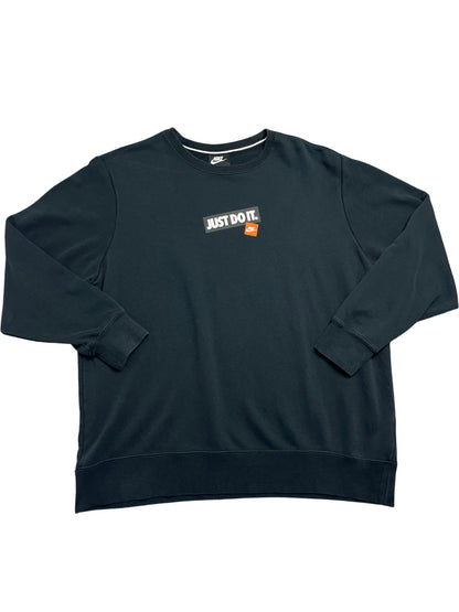 Vintage Black Nike Sweatshirt Just Do It (L)