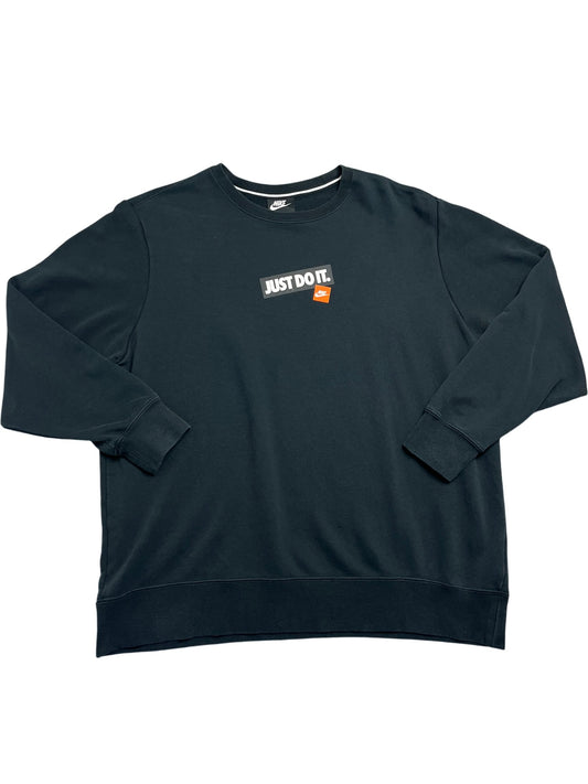 Vintage Black Nike Sweatshirt Just Do It (L)