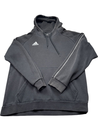 Vintage Black Adidas Hoodie (L)