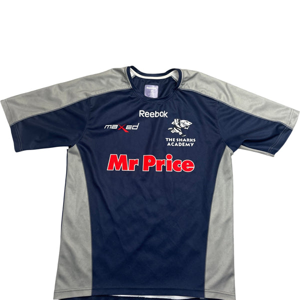 Vintage Navy Reebok Rugby Shirt The Sharks Academy (XXL)