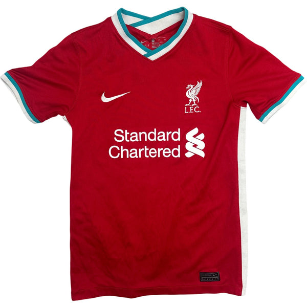 Vintage Red Liverpool Football Jersey Kids 9-10 (XXS)