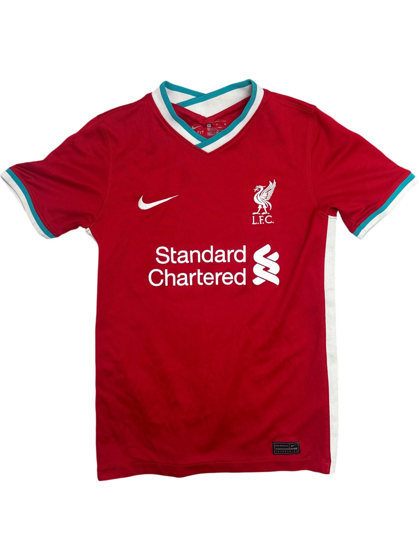 Vintage Red Liverpool Football Jersey Kids 9-10 (XXS)