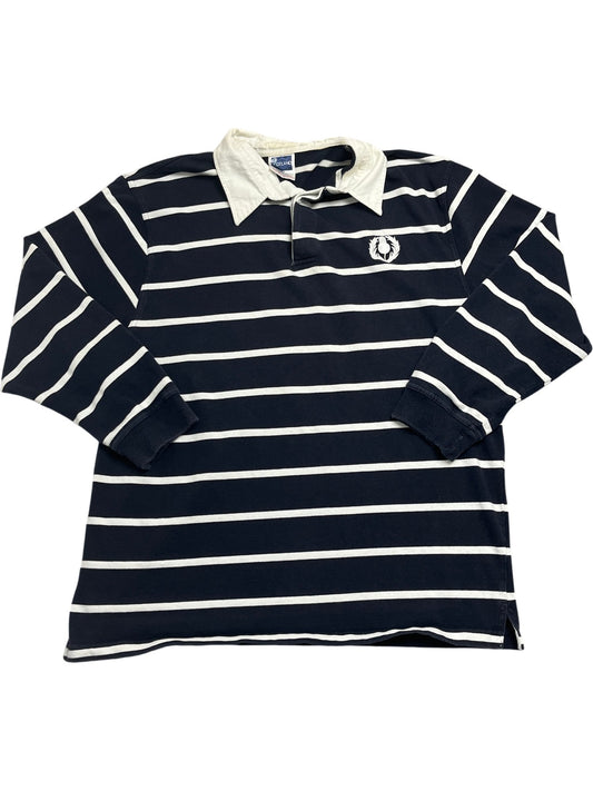 Vintage Navy Rugby Shirt Scotland (L)