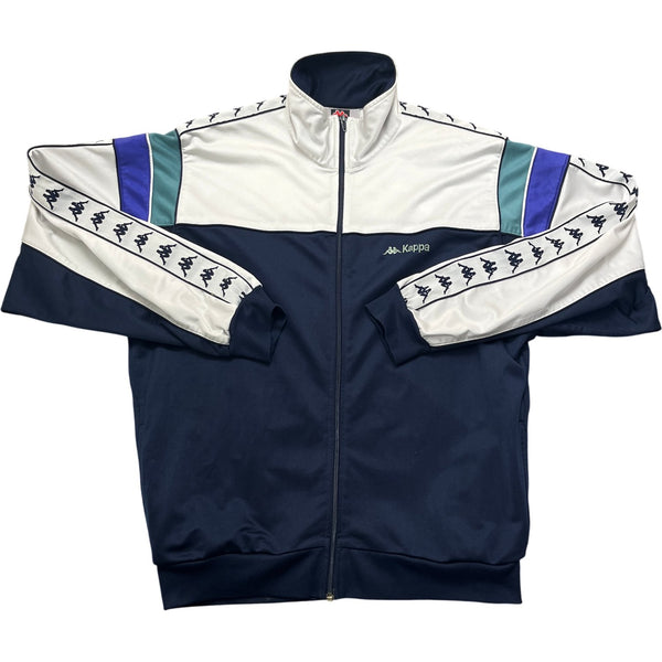 Vintage White Kappa Track Jacket 90s (L)