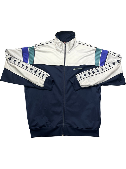 Vintage White Kappa Track Jacket 90s (L)