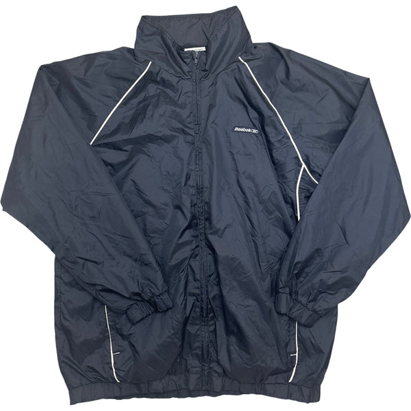 Vintage Navy Reebok Windbreaker Jacket Y2K (XL)