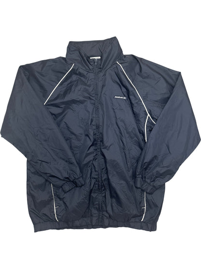 Vintage Navy Reebok Windbreaker Jacket Y2K (XL)