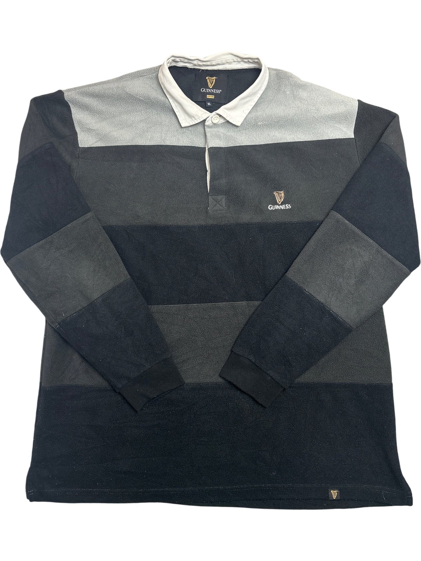 Vintage Black Guinness Rugby Shirt 90s (XL)