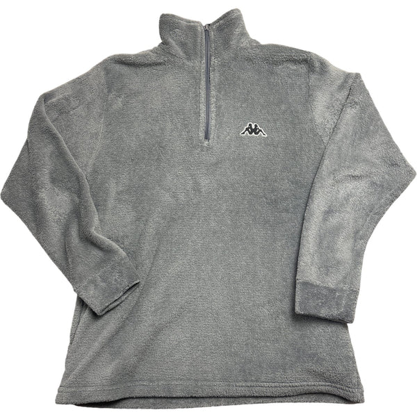 Vintage Grey Kappa Sweatshirt Y2K Women’s (S)