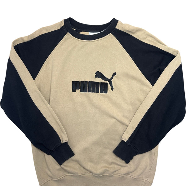 Vintage Beige Puma Sweatshirt (M)