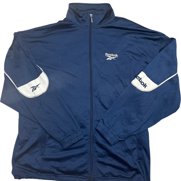 Vintage Navy Reebok Track Jacket 90s (XL)