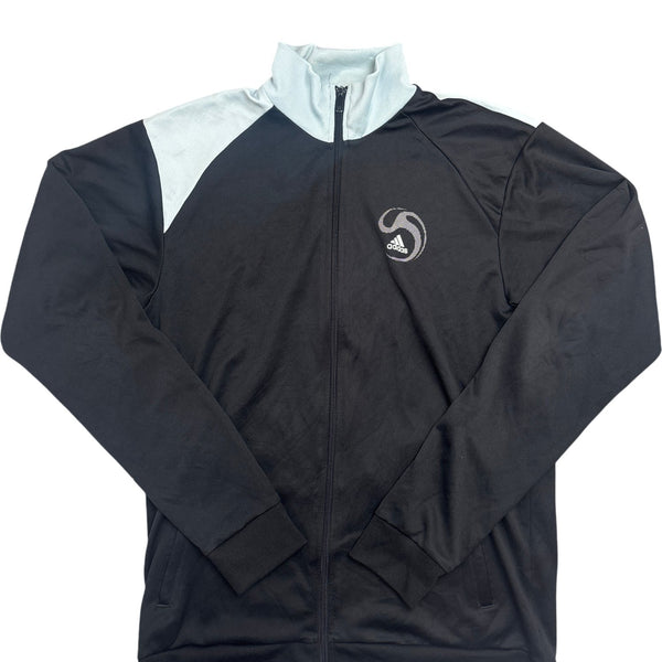 Vintage Black Adidas Track Jacket (M)