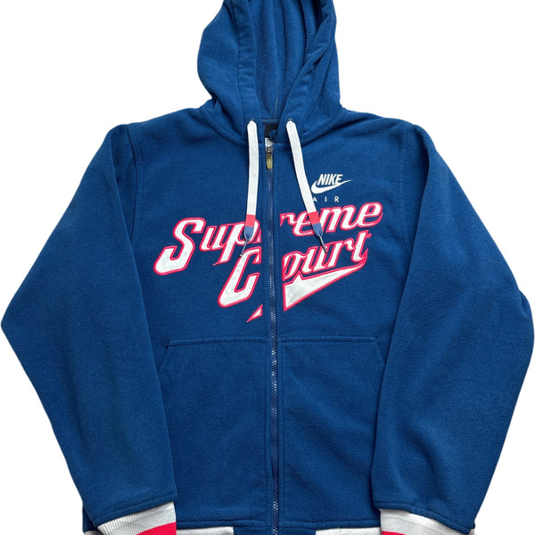 Vintage Blue Nike Hoodie Supreme Court (XL)