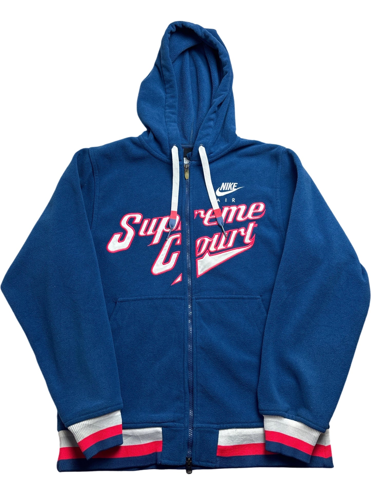 Vintage Blue Nike Hoodie Supreme Court (XL)