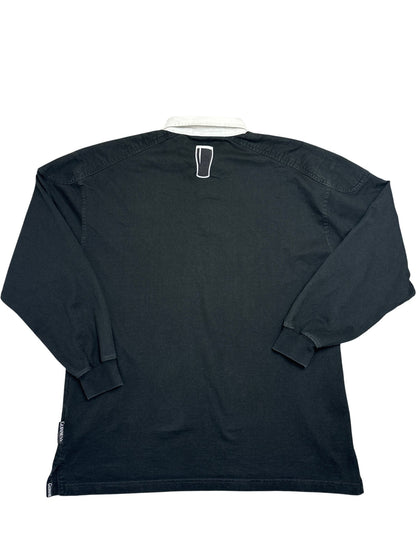 Vintage Black Guinness Long Sleeve Polo 90s (XXL)