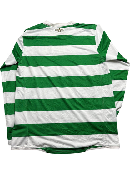 Vintage Green White Nike Celtic Football Club Jersey 2007 (M)