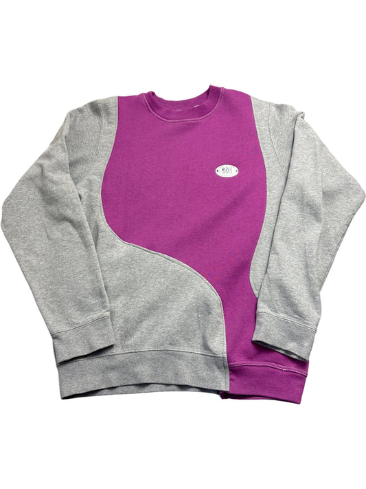 Vintage Purple and Grey 501 Crewneck Sweatshirt (XL)