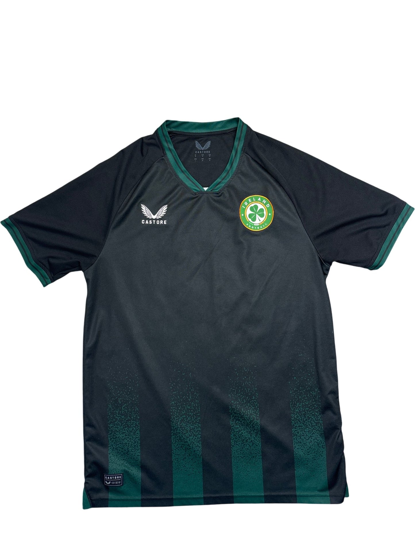 Vintage Black Castore Ireland Soccer Jersey 2020s (M)