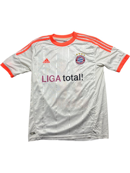 Vintage White Adidas Bayern Munich Jersey Shaqiri 2012/2013 (M)