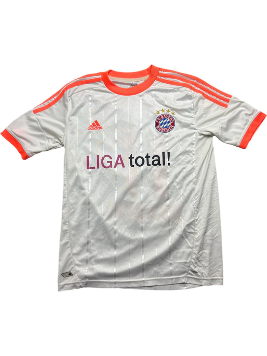 Vintage White Adidas Bayern Munich Jersey Shaqiri 2012/2013 (M)
