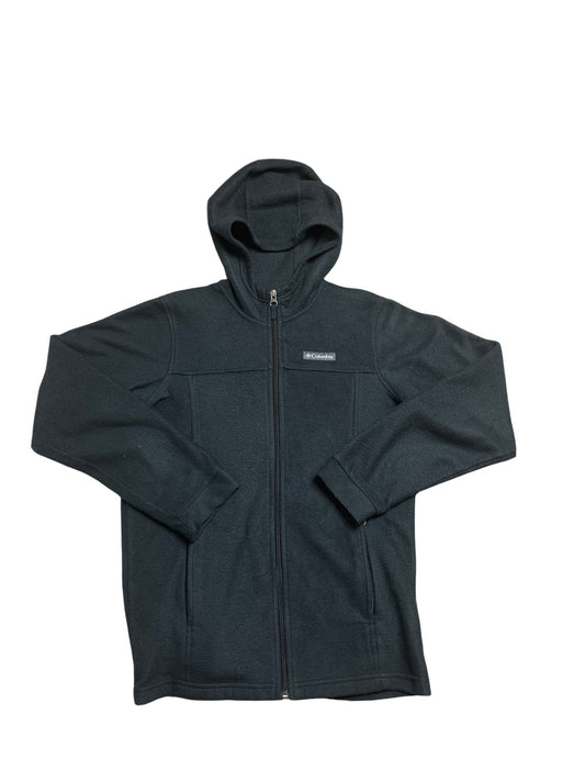 Vintage Black Columbia Fleece Hoodie (S)