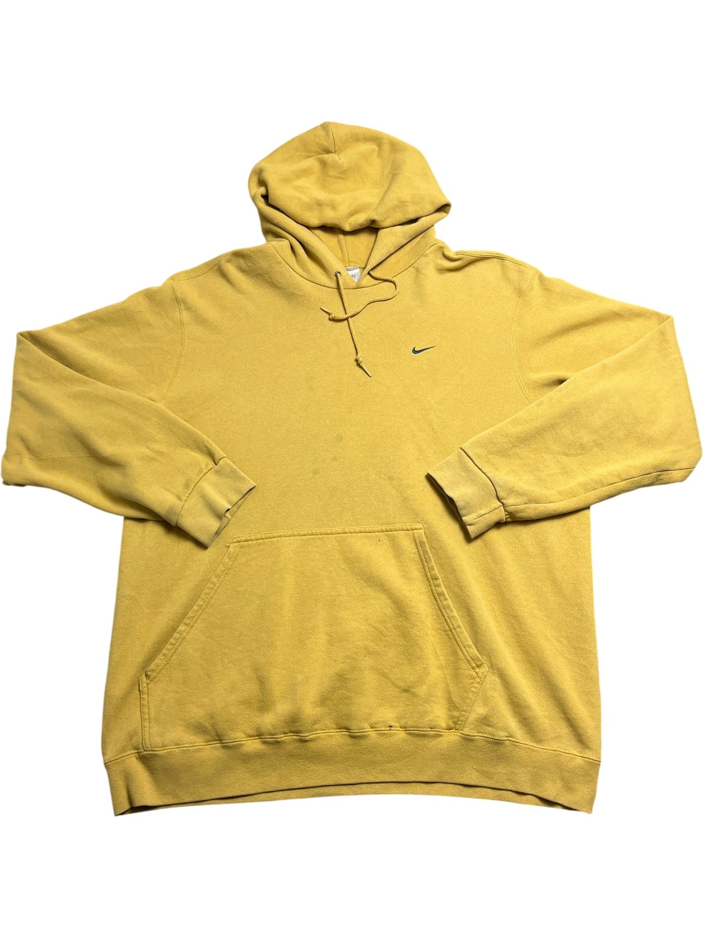 Vintage Yellow Nike Hoodie (XXL)