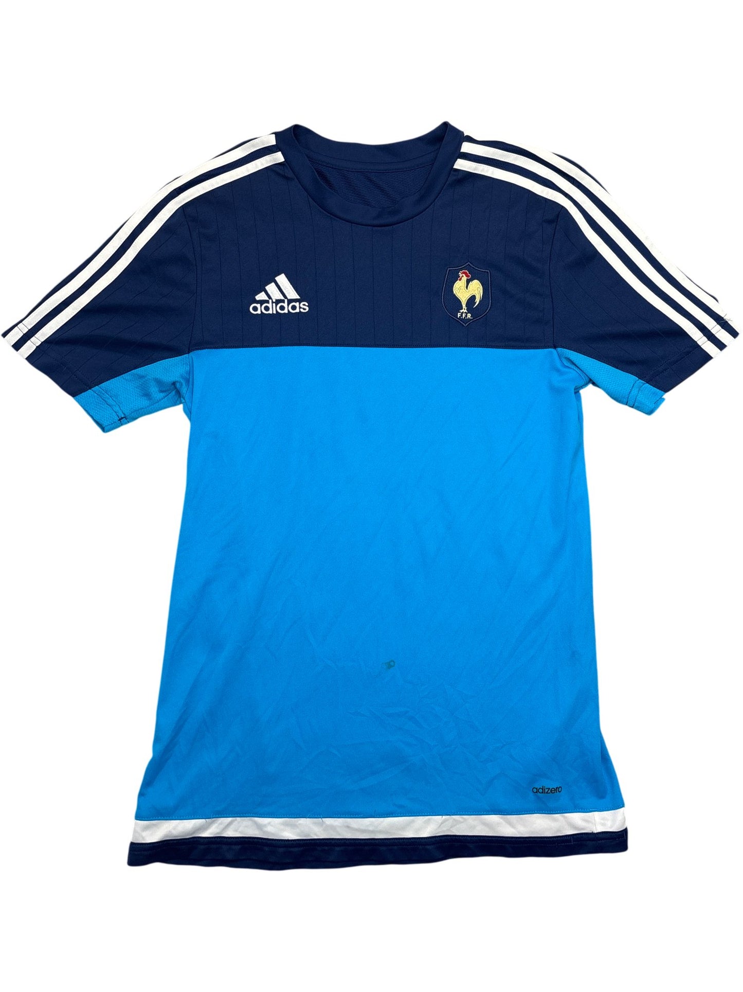 Vintage Blue Adidas T-Shirt FFR 2010s (S)