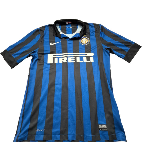 Vintage Blue Nike Inter Milan Jersey Milito 00s (S)