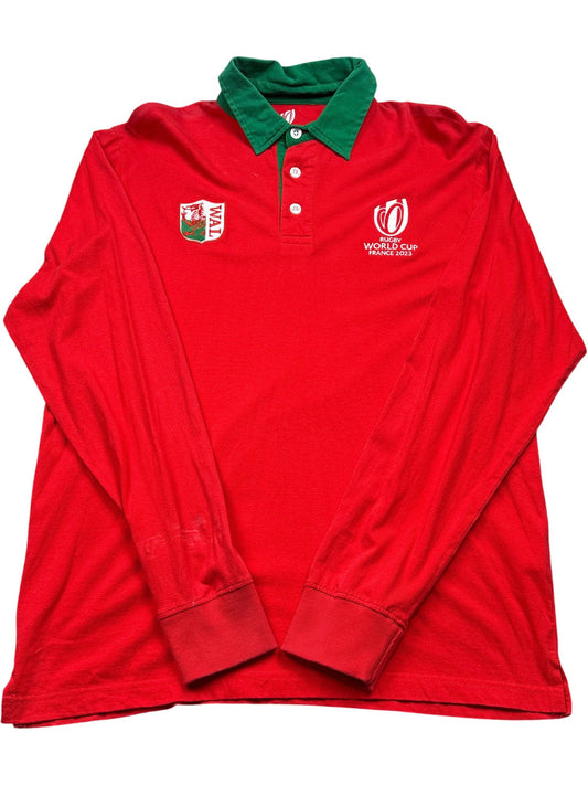 Vintage Red Whack Vintage Rugby World Cup Shirt 2023 (XXL)
