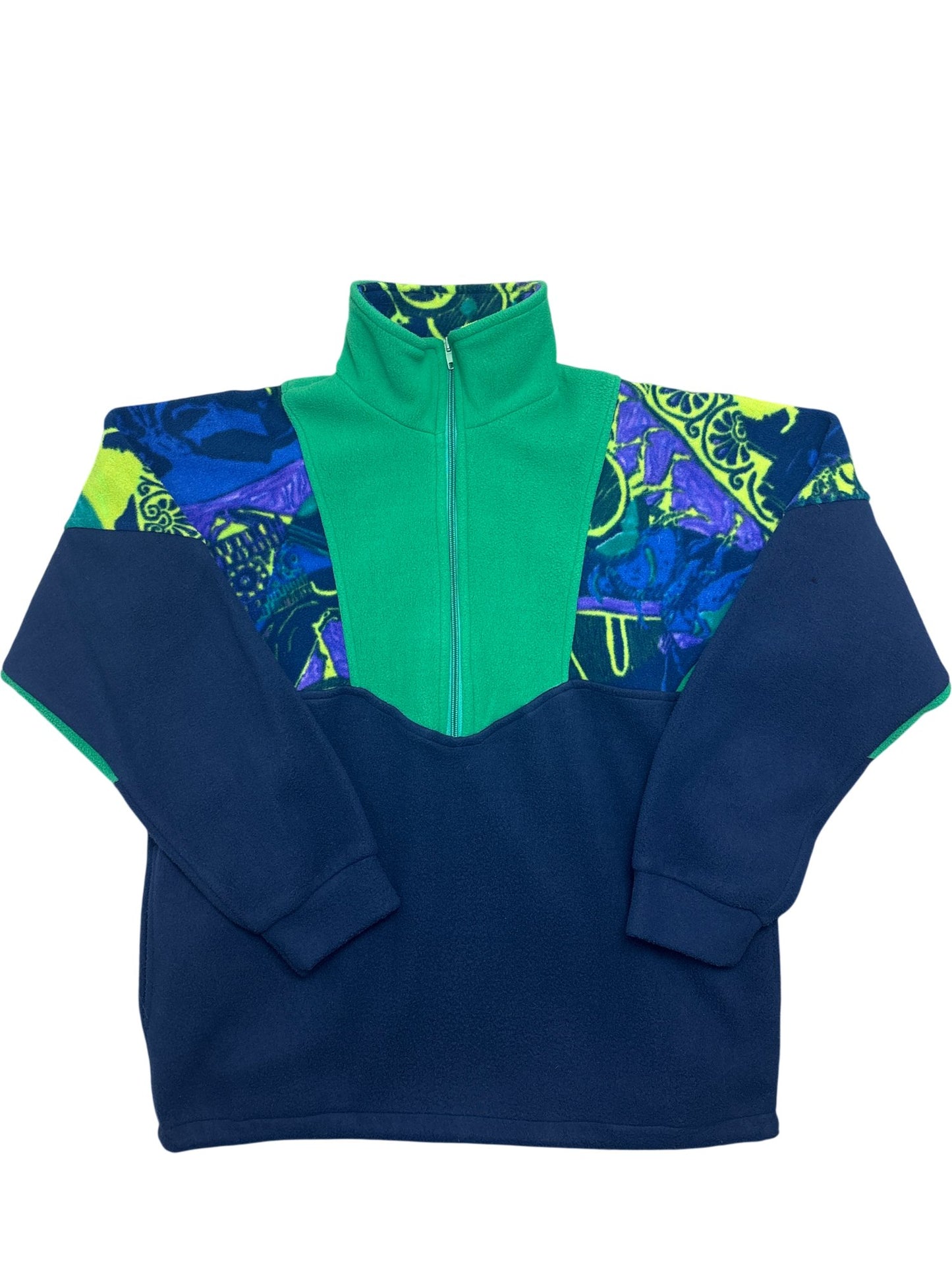 Vintage Multi Whack Vintage Fleece Retro Design (S)